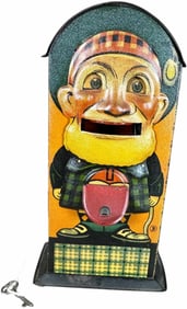 SCOTSMAN TIN MECHANICAL BANK