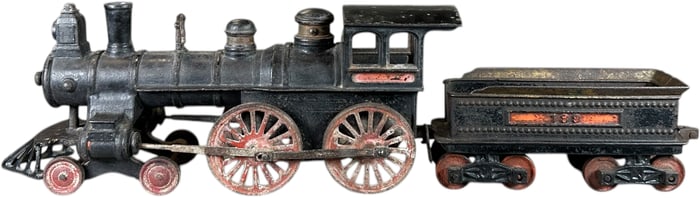 IVES CAST IRON LOCOMOTIVE W/ 189 TENDER