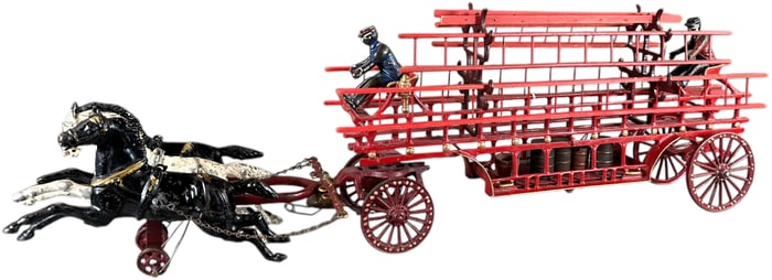 WILKINS HORSE DRAWN HOOK & LADDER WAGON