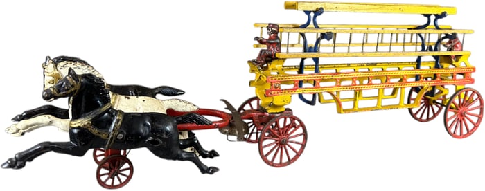 HUBLEY HORSE DRAWN LADDER WAGON