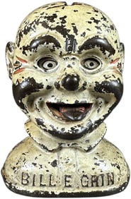 BILL E GRIN MECHANICAL BANK