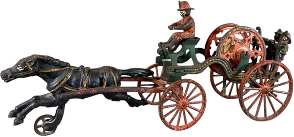 HUBLEY HOSE REEL FIRE WAGON