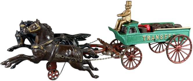 DENT HORSE DRAWN TRANSFER WAGON