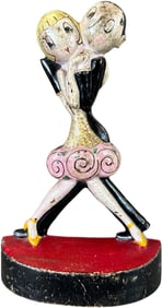HUBLEY CHARLESTON DANCERS DOORSTOP