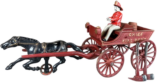 IVES FIRE CHIEF WAGON