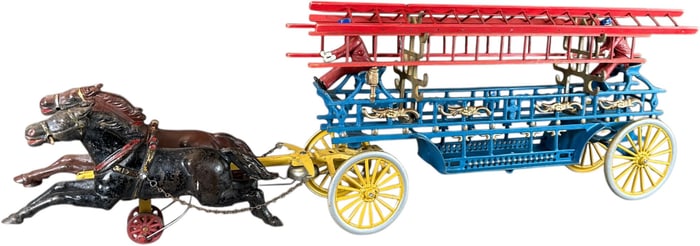 OVERSIZED DENT HOOK AND LADDER WAGON