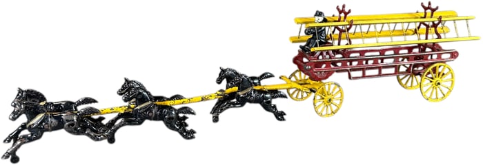 HUBLEY SIX TEAM HORSE LADDER WAGON