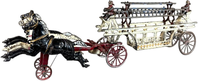 JONES & BIXLER HORSE DRAWN LADDER WAGON