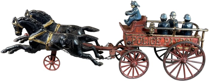 HUBLEY POLICE PATROL HORSE DRAWN WAGON