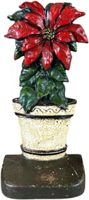 POINSETTIA DOORSTOP