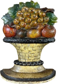 BASKET OF FRUIT DOORSTOP