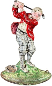 HUBLEY OVERHEAD GOLFER DOORSTOP