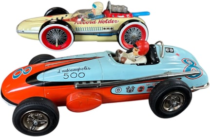 SHIOJI INDY 500 W/ MODERN TOYS RECORD HOLDER CAR