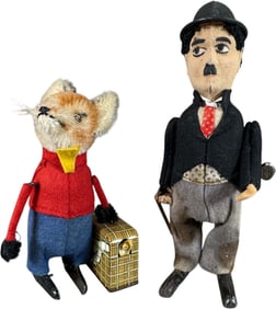 SCHUCO FOX CARRYING GOOSE & CHARLIE MCCARTHY