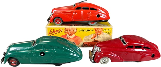 THREE SCHUCO AUTOS W/ A BOX