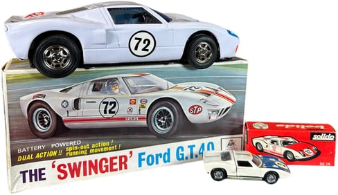 BOXED SOLIDO FORD GT LEMANS & ALPS 1965 FORD GT 40