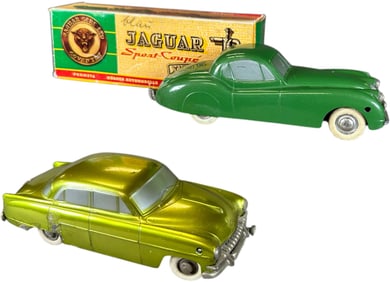 BOXED PAINTED PRAMETA JAGUAR & MERCEDES BENZ
