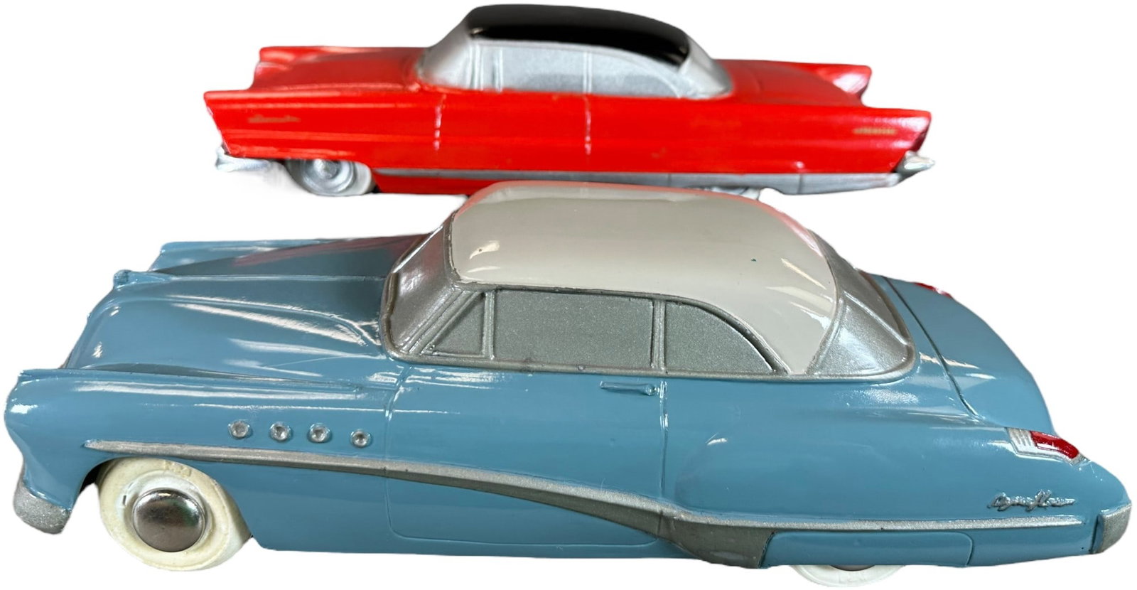 MARTY MARTINO BUICK & LINCOLN AUTOS: 251. MARTY MARTINO BUICK & LINCOLN AUTOS | Buick is signed at underside by Marty Martino, #4 example, 1987. Ex: Ira Bernstein Collection. | 11" l. | (Excellent Condition) | $100 - $200