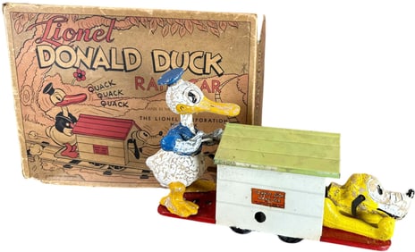 BOXED LIONEL DONALD DUCK RAIL CAR
