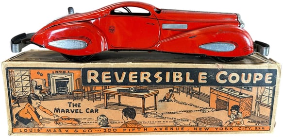 BOXED MARX MYSTERY REVERSIBLE COUPE