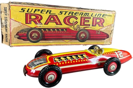 BOXED MARX SUPER STREAMLINE RACER