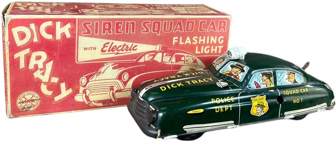 BOXED MARX DICK TRACY SQUAD CAR