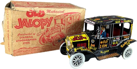 BOXED MARX OLD JALOPY CAR