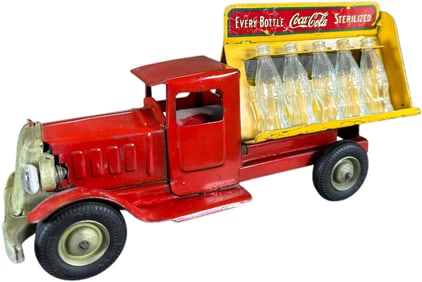 METALCRAFT COCA COLA TRUCK W/ HEADLIGHTS
