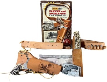 MATTEL SHOOTIN SHELL FANNER & BUCKLE GUN