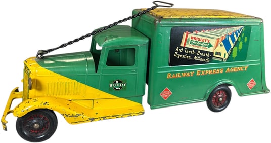 BUDDY L WRIGLEY INTERNATIONAL DELIVERY TRUCK
