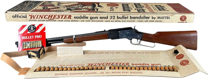 MATTEL WINCHESTER SADDLE GUN W/ BANDOLIER