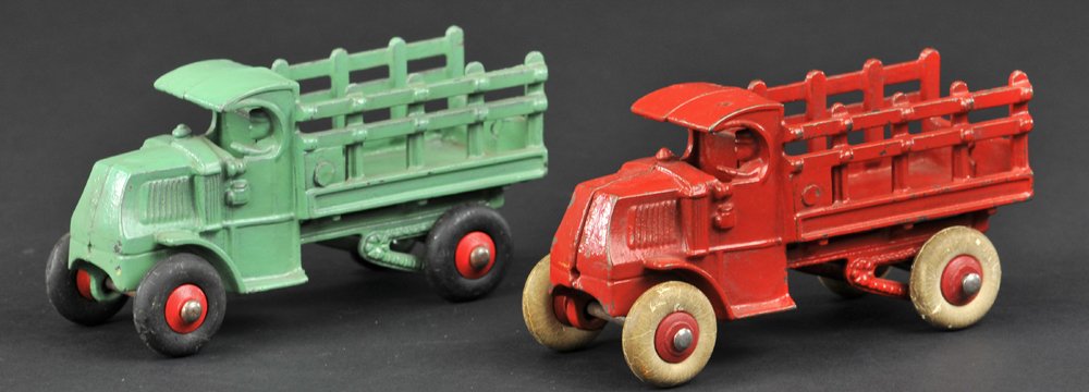 LOT OF TWO HUBLEY MACK STAKE TRUCKS: 5 1/2" l.
