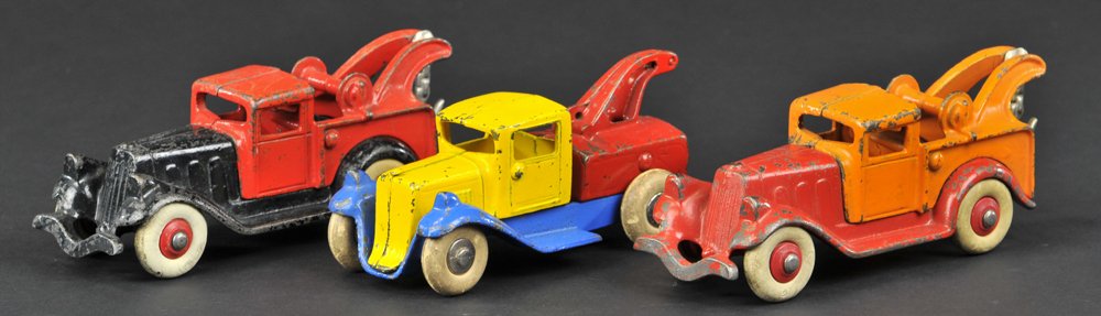 LOT OF THREE WRECKERS: Largest 6 1/2" l.
