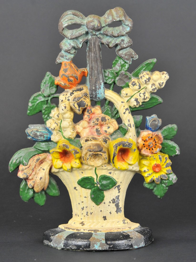 LILIES OF THE VALLEY DOORSTOP: 10 1/2" h.