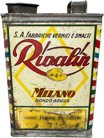 ITALIAN RIVALIN 2-LITER MOTOR OIL CAN