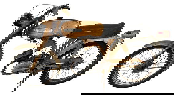 HARLEY DAVIDSON M50 AERMACCHI MOTORCYCLE: 32. HARLEY DAVIDSON M50 AERMACCHI MOTORCYCLE | The bike was produced in Italy by Harley-Davidson?s Aermacchi division and sold in the United States, smallest Harley Davidson ever made, single cylinder