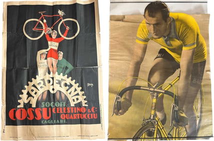 TWO ITALIAN BICYCLE RACE POSTERS