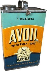 ITALIAN AVOIL 2-LITER MOTOR OIL CAN
