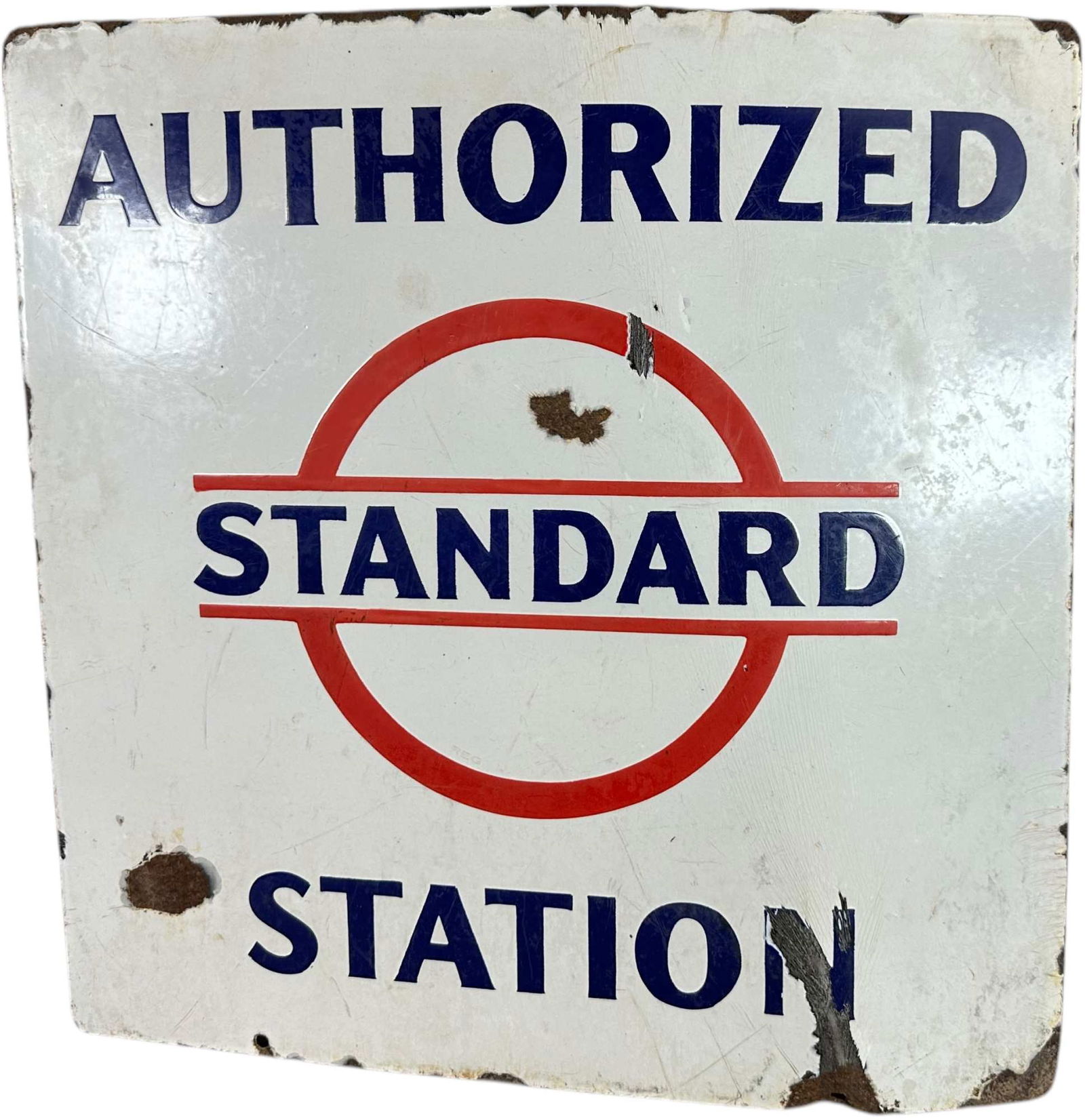 PORCELAIN AUTHORIZED STANDARD STATION ESSO SIGN (1 of 5)