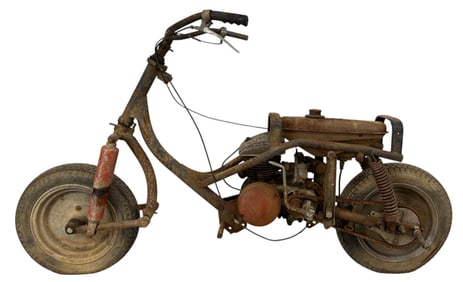 LARGE VINTAGE SCOOTER VILLIER-POWERED ENGINE