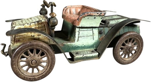 FULL FIGURE CAST IRON AUTOMOBILE MATCH HOLDER