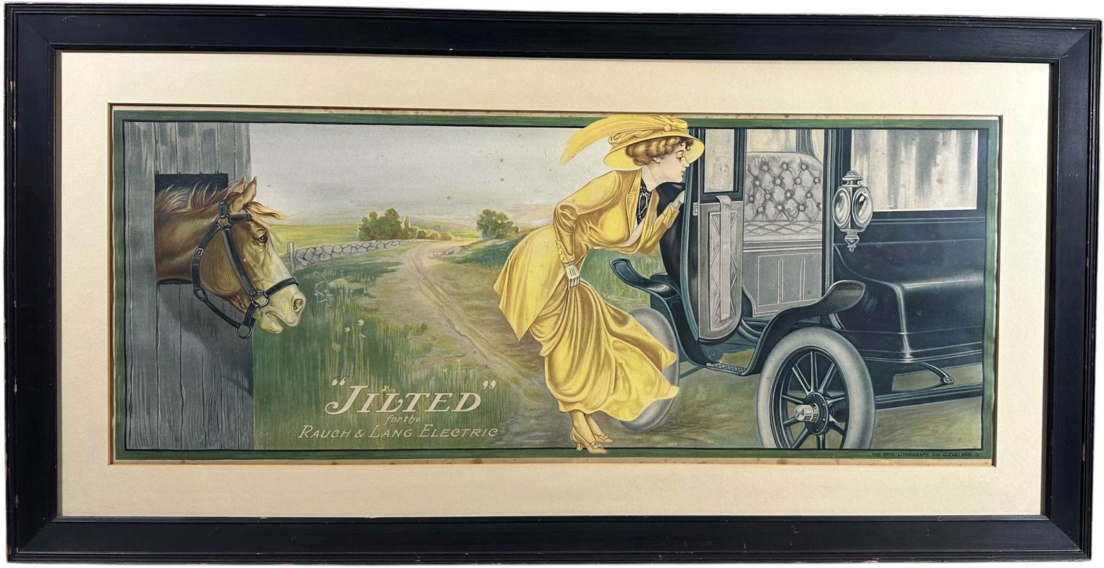 FRAMED JILTED RAUCH & LANG ELECTRIC LITHO PRINT (1 of 6)