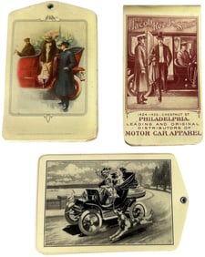THREE AUTOMOTIVE THEME POCKET NOTEBOOKS