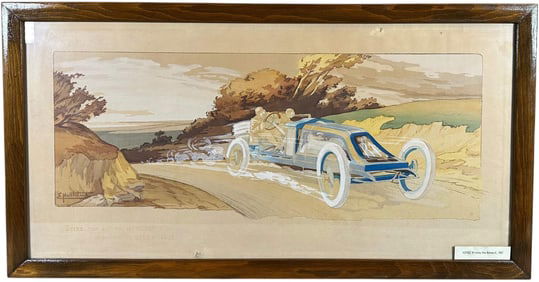 FRAMED MONTAUT SZISZ DRIVING THE RENAULT