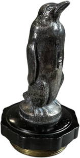 HORLACHER BEER PENGUIN MASCOT TAP HANDLE: 228. HORLACHER BEER PENGUIN MASCOT TAP HANDLE | Allentown, Pa. From the David Bausch Automobilia collection. | 4.5" h. | (Excellent Condition) | $300 - $600