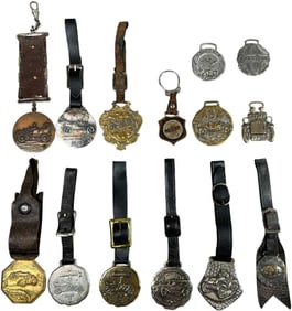 AUTOMOTIVE THEME WATCH FOB GROUPING