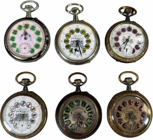 PORCELAIN NUMBER POCKET WATCHES