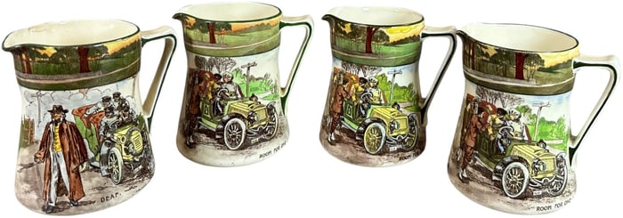 SMALL ROYAL DOULTON AUTOMOTIVE PITCHERS