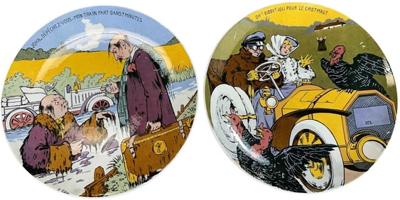OUTSTANDING WHIMSICAL AUTOMOTIVE CHARGER PLATES