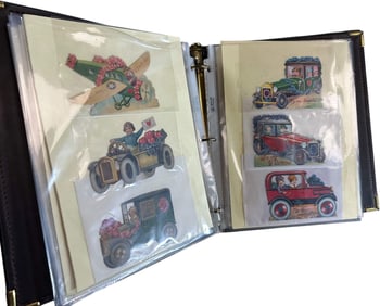 BOOKLET FULL OF DIECUT TRANSPORTATION VALENTINES